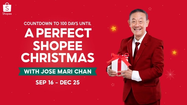 100 Days to Go until a Perfect Shopee Christmas with Jose Mari Chan