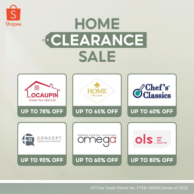 Shopee Home Clearance Sale